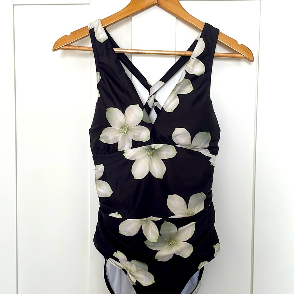 LAUREN by Ralph Lauren Flower one piece